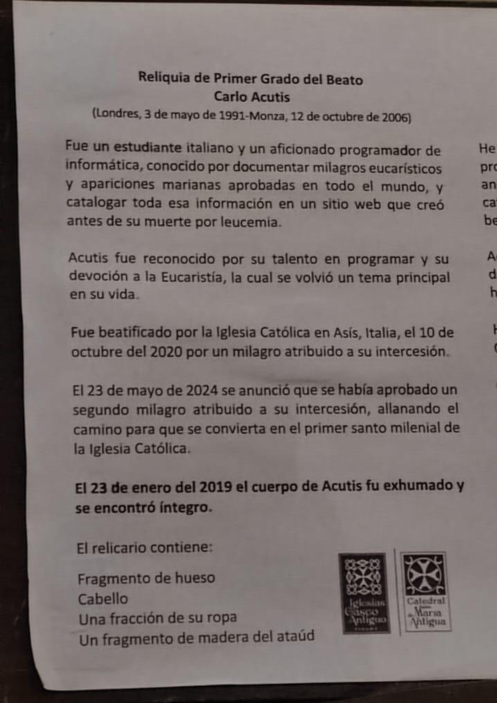 Tras el fallecimiento de Papa Francisco, su canonización ha sido pospuesta.