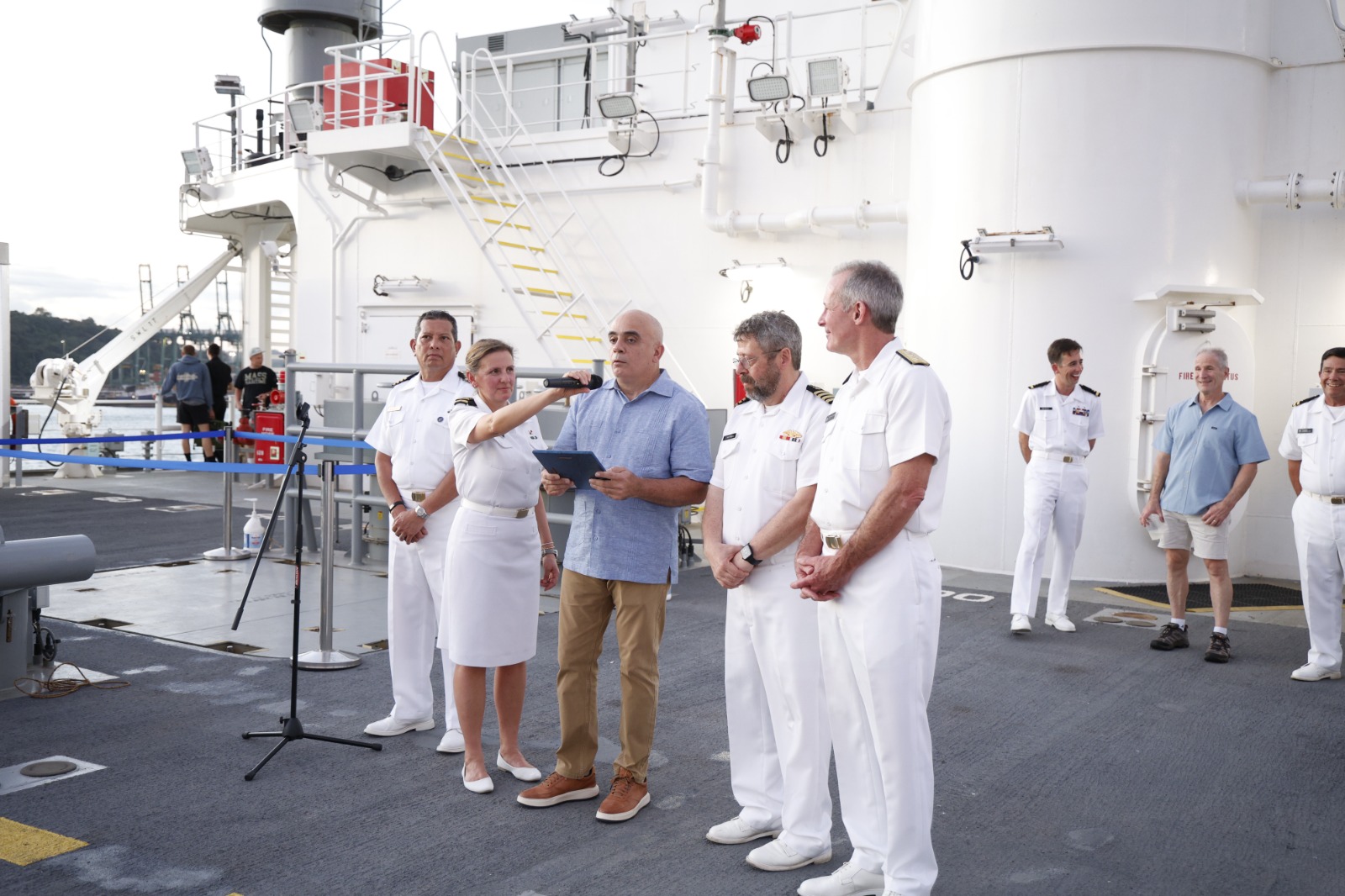 UMIP recibe al Buque Escuela TS Patriot II de la Academia Marítima de Massachusetts